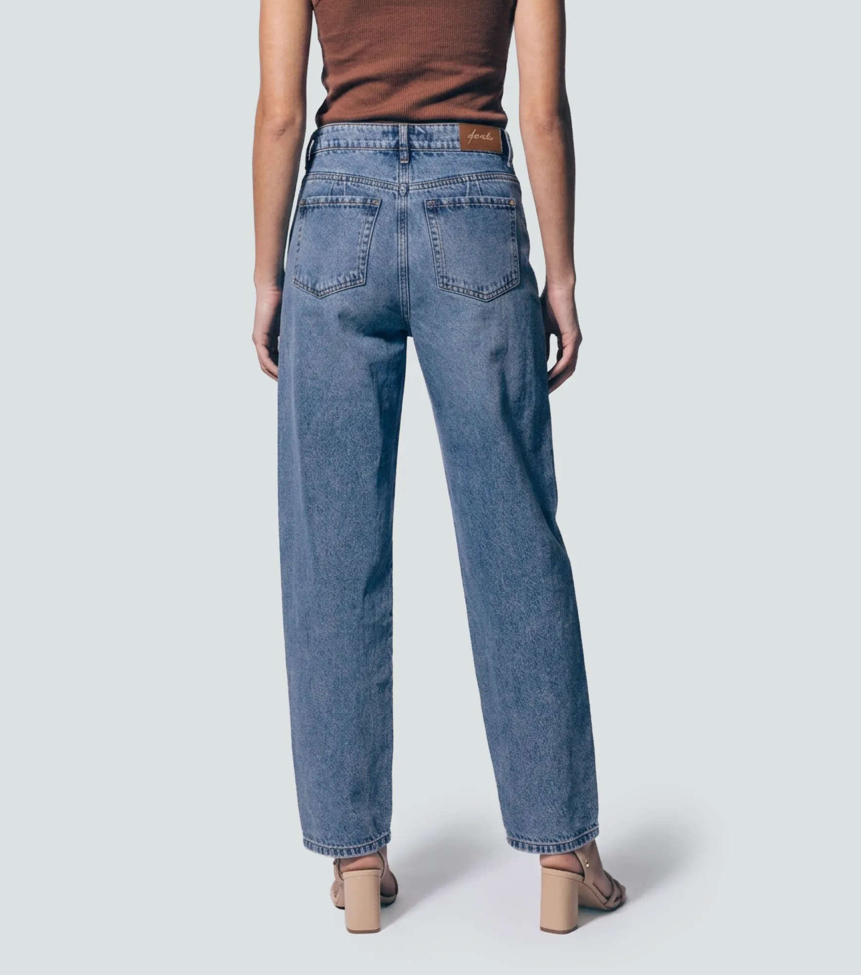 Praga Jean Para Mujer Barrel Con Proceso Tatiana Derek 838373 AZ