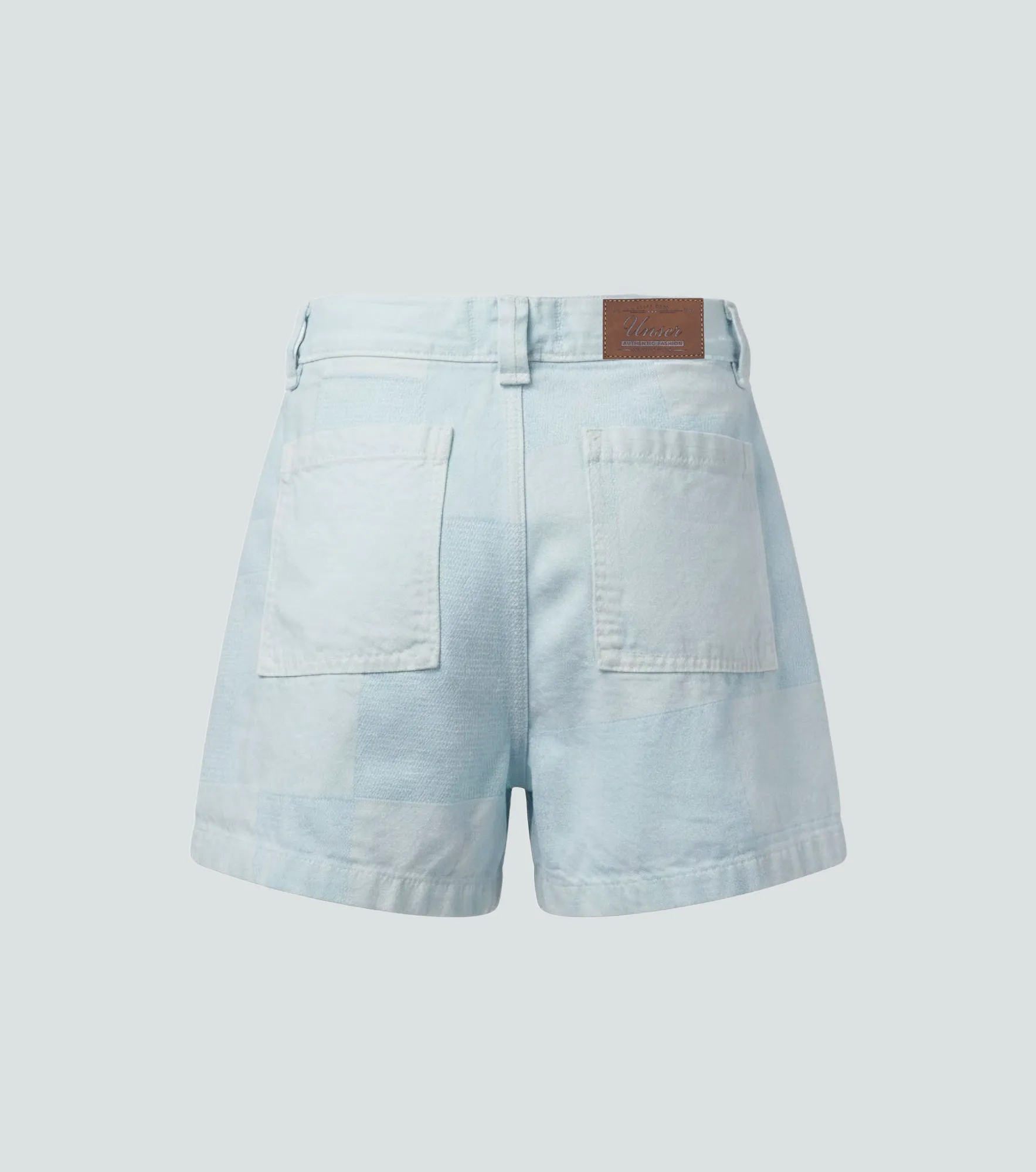 Cloe Short Con Bolsillos En Delantero Unicolor Unser 837064 AC