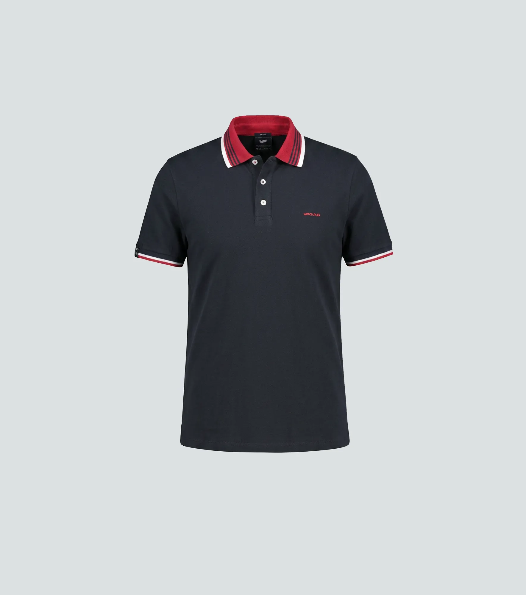Alessio Polo Masculina Slim Fit Gas 837457 AO