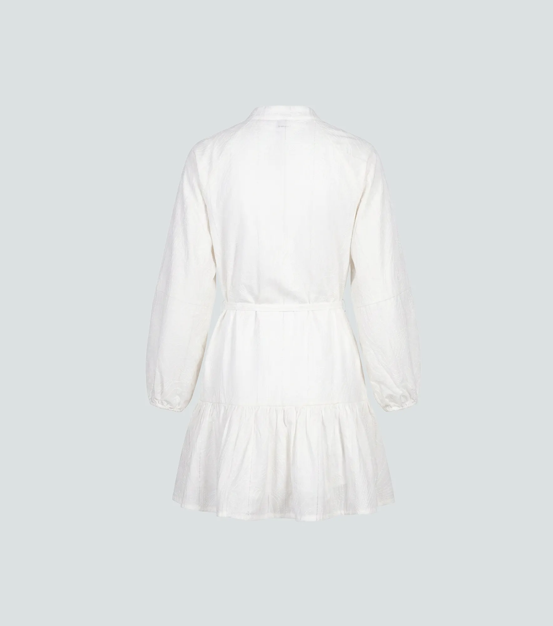 Ana Vestido Unicolor Con Gola En Inferior Y Cinturon Unser 837042 BL