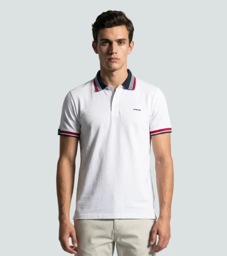 Alessio Polo Masculina Slim Fit GasBL