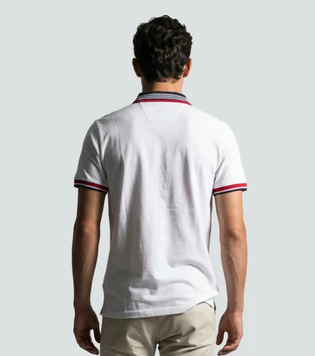 Alessio Polo Masculina Slim Fit GasBL