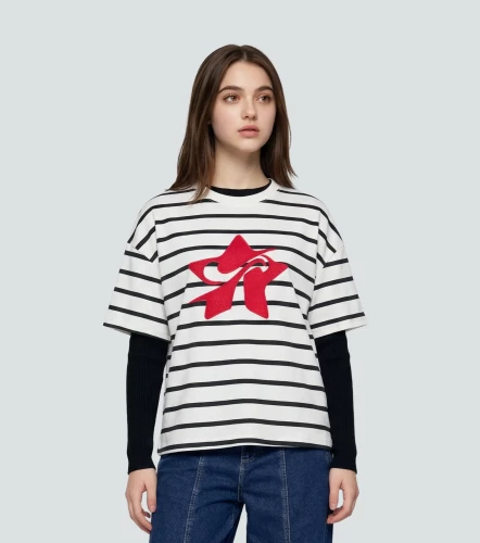 Amy T Shirt Oversize Con Bordado TyperBH