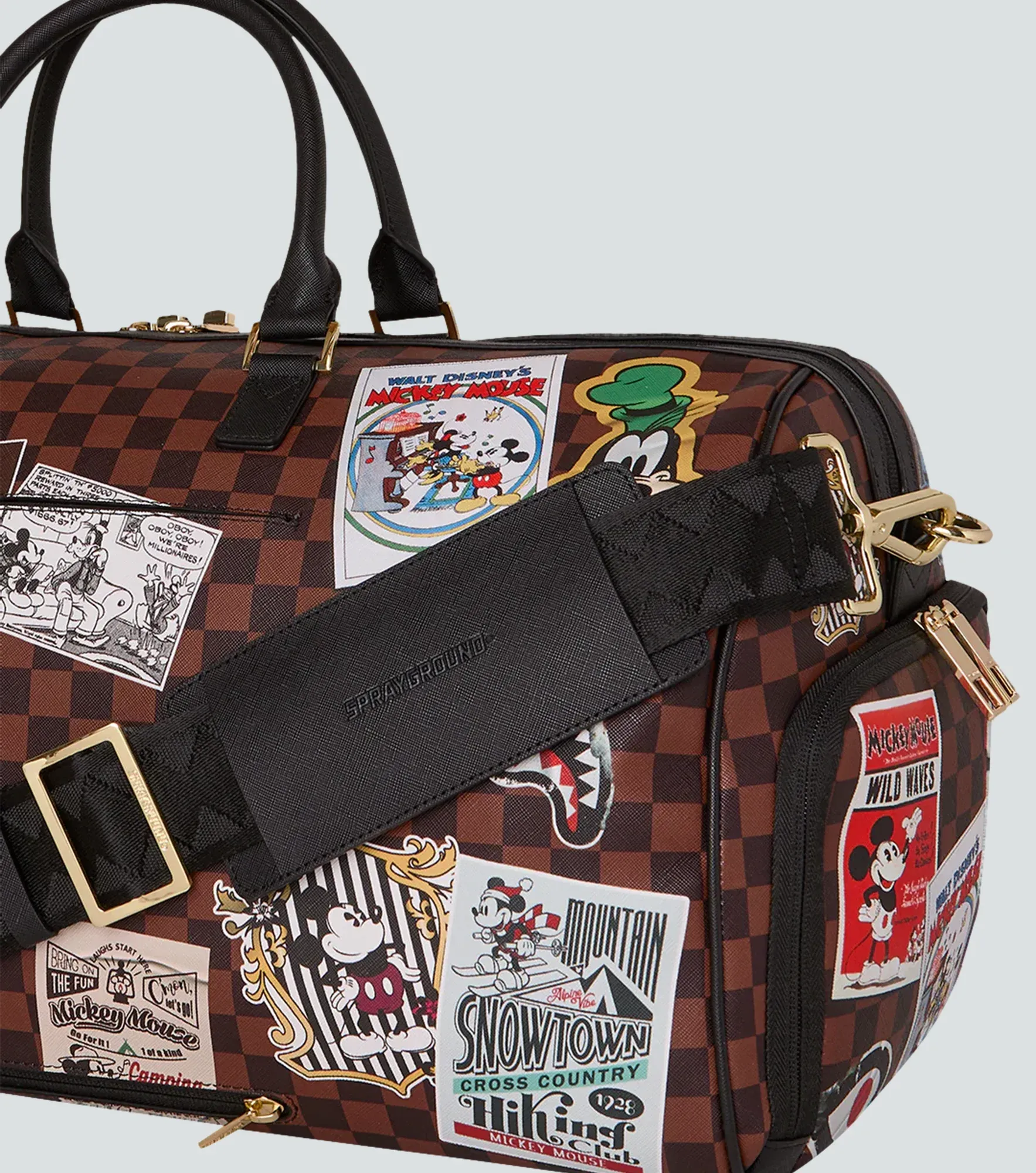 Bolso Sprayground De Lona Mickey Global Mogul Style 134429 CF