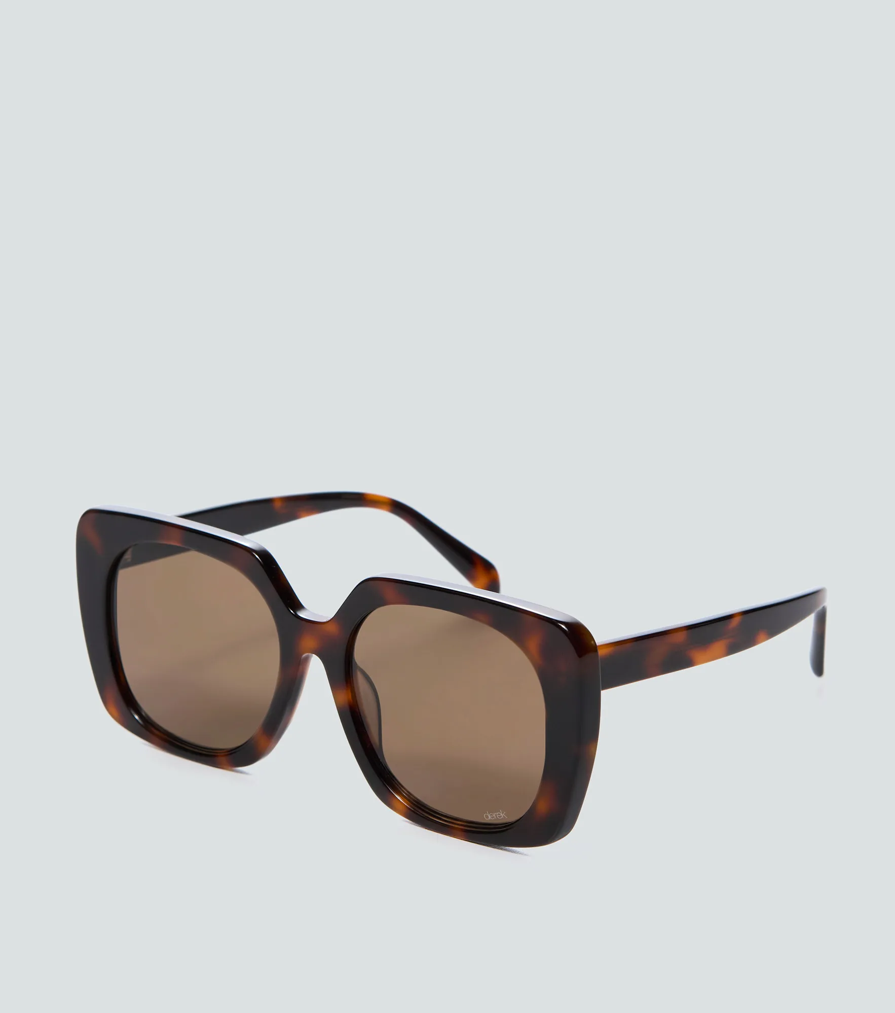 Gafas De Sol Cuadradas Con Montura Carey DerekCF