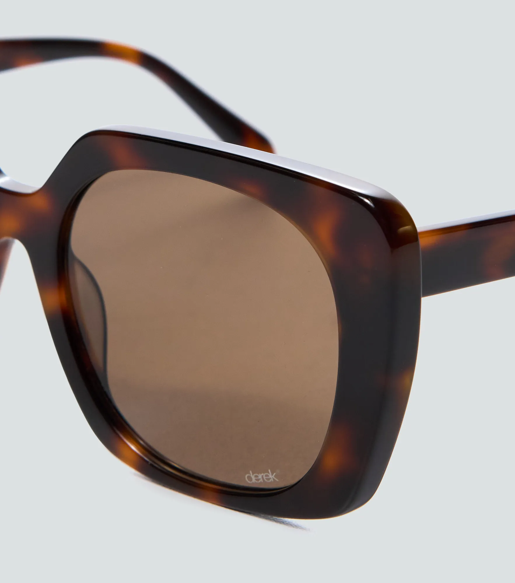 Gafas De Sol Cuadradas Con Montura Carey Derek 835738 CF