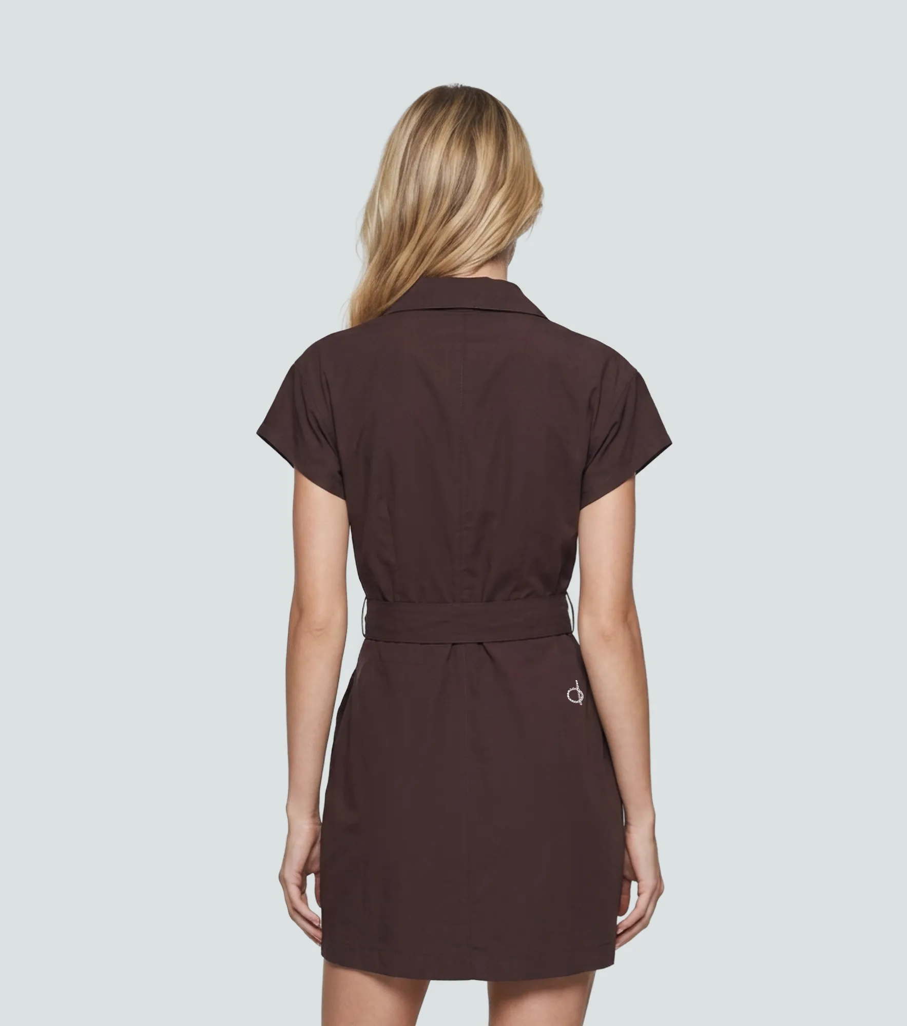 Vestido En Tencel Para Mujer Con Cinturon Marian Derek 838204 CF