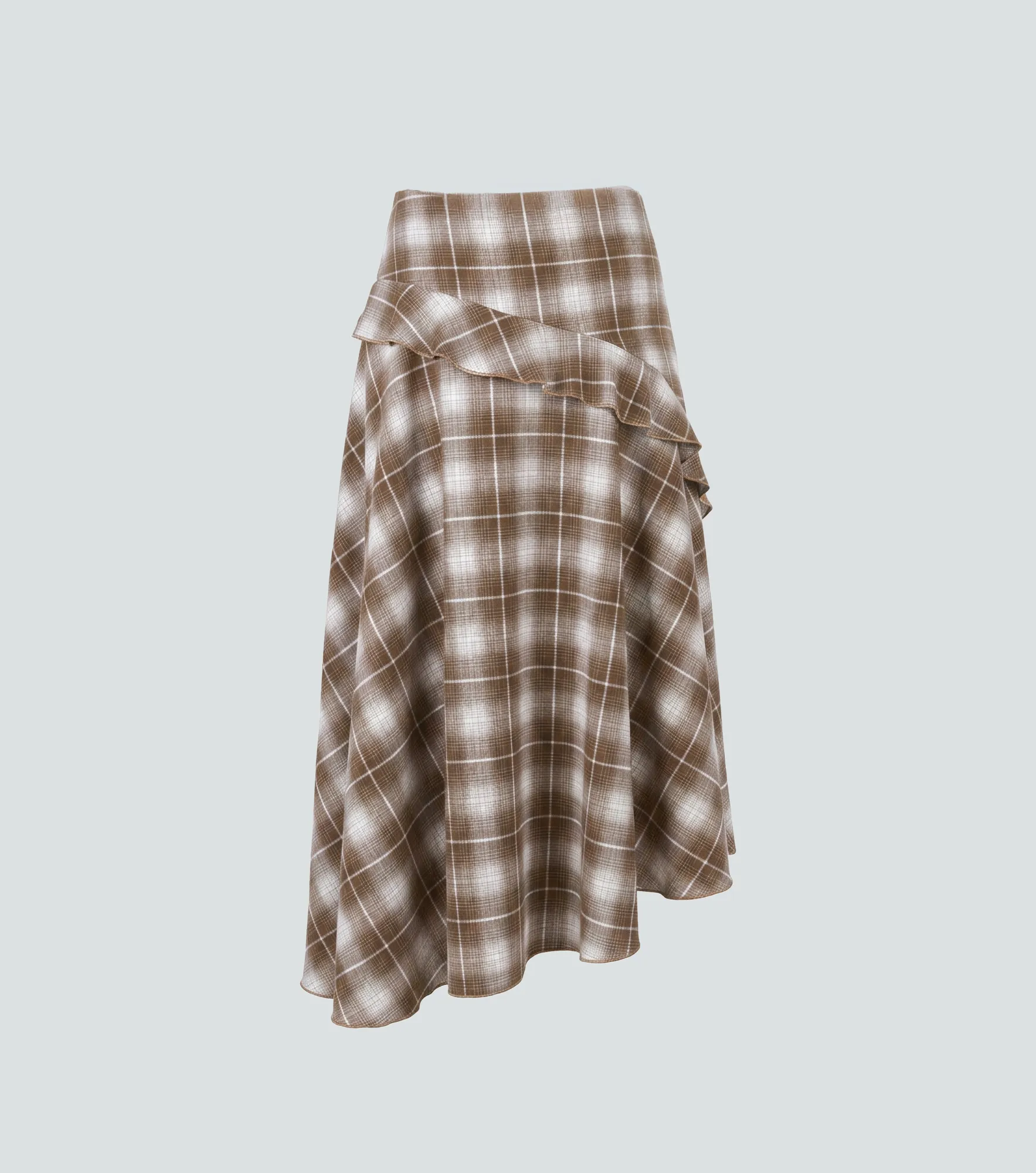 Falda Para Mujer En Tela Maxi Cuadro Connie Derek 838377 CF