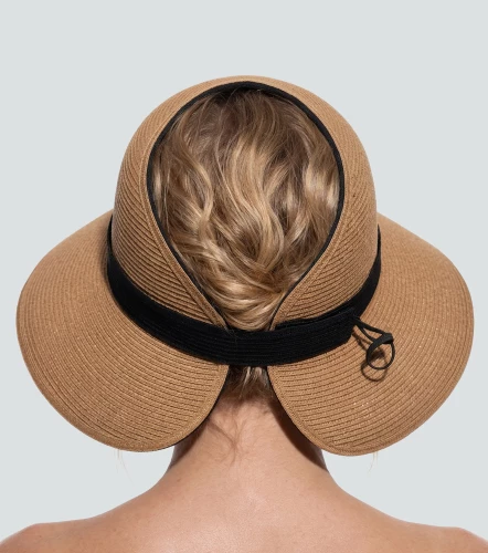 Sombrero De Playa Con Cinta Negra DerekCM