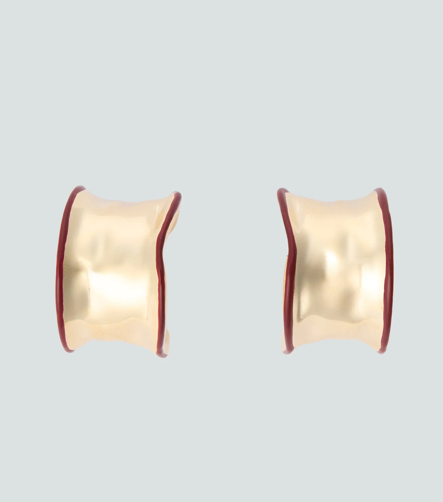 Aretes Gruesos Tipo Aro Unicolor DerekDO