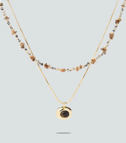Collar Doble Con Cadena Fina DerekDO