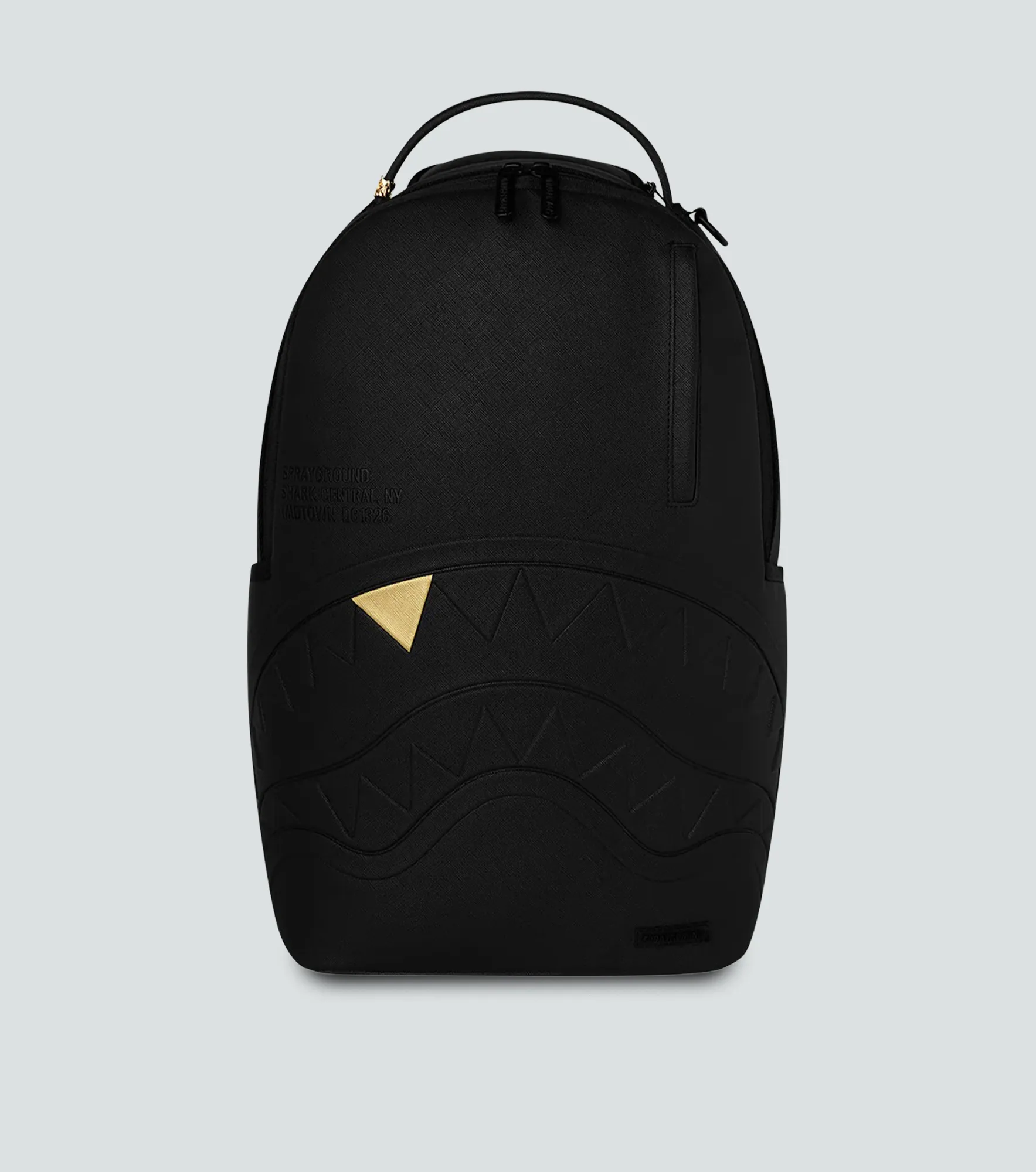 Morral Sprayground Blacked Out Embossed Gold ToothNG