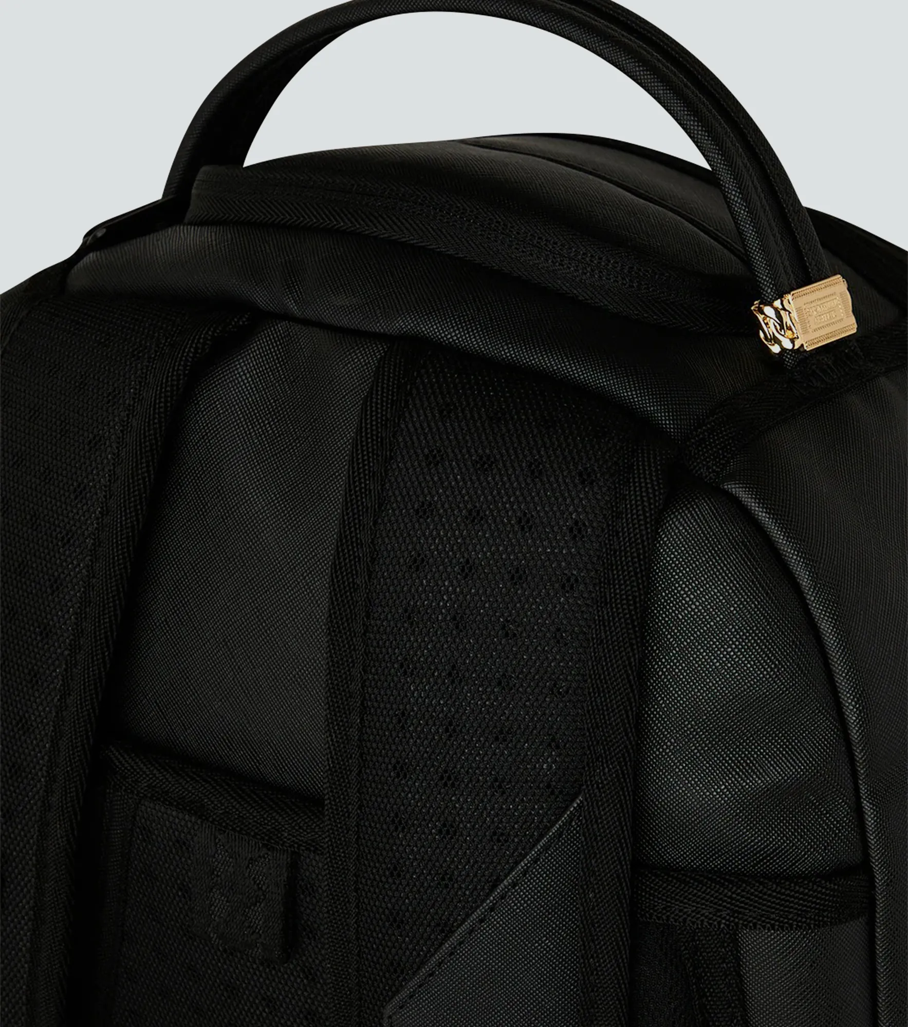 Morral Sprayground Blacked Out Embossed Gold Tooth 134425 NG