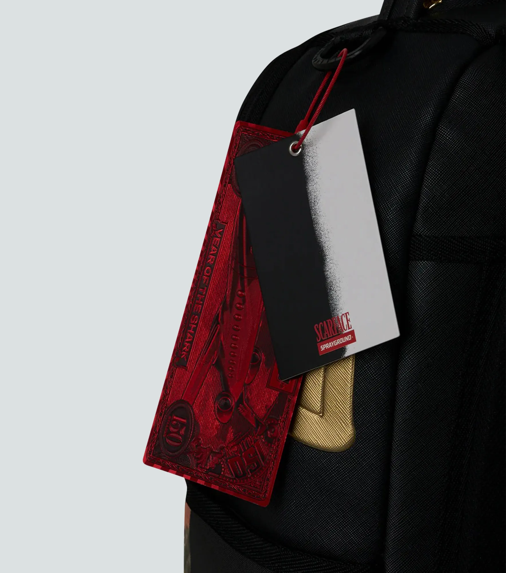 Morral Sprayground Scarface Gold Embossed 134426 NG