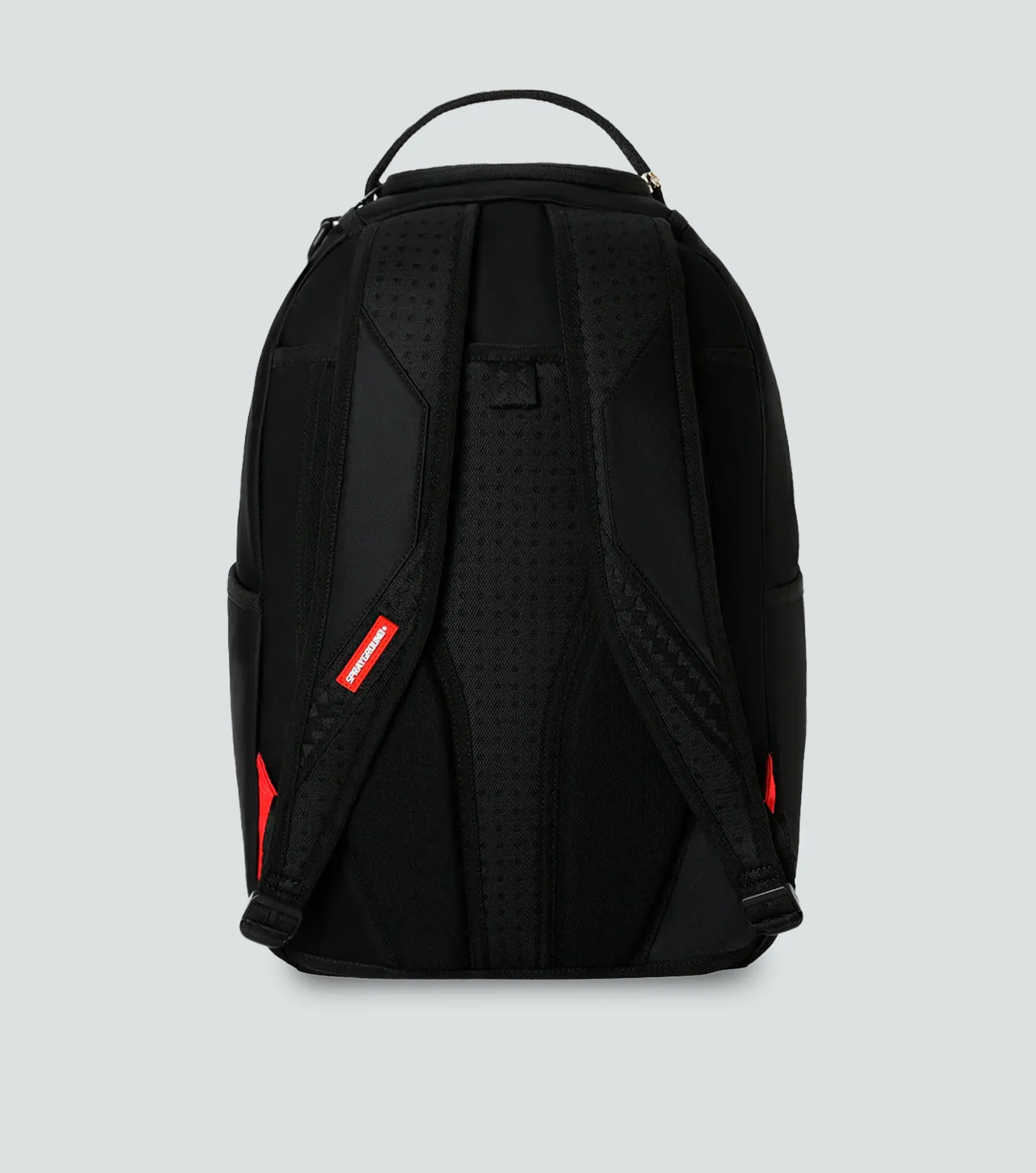 Morral Sprayground Shark Central Blacked Out Embossed Nylon 134428 NG