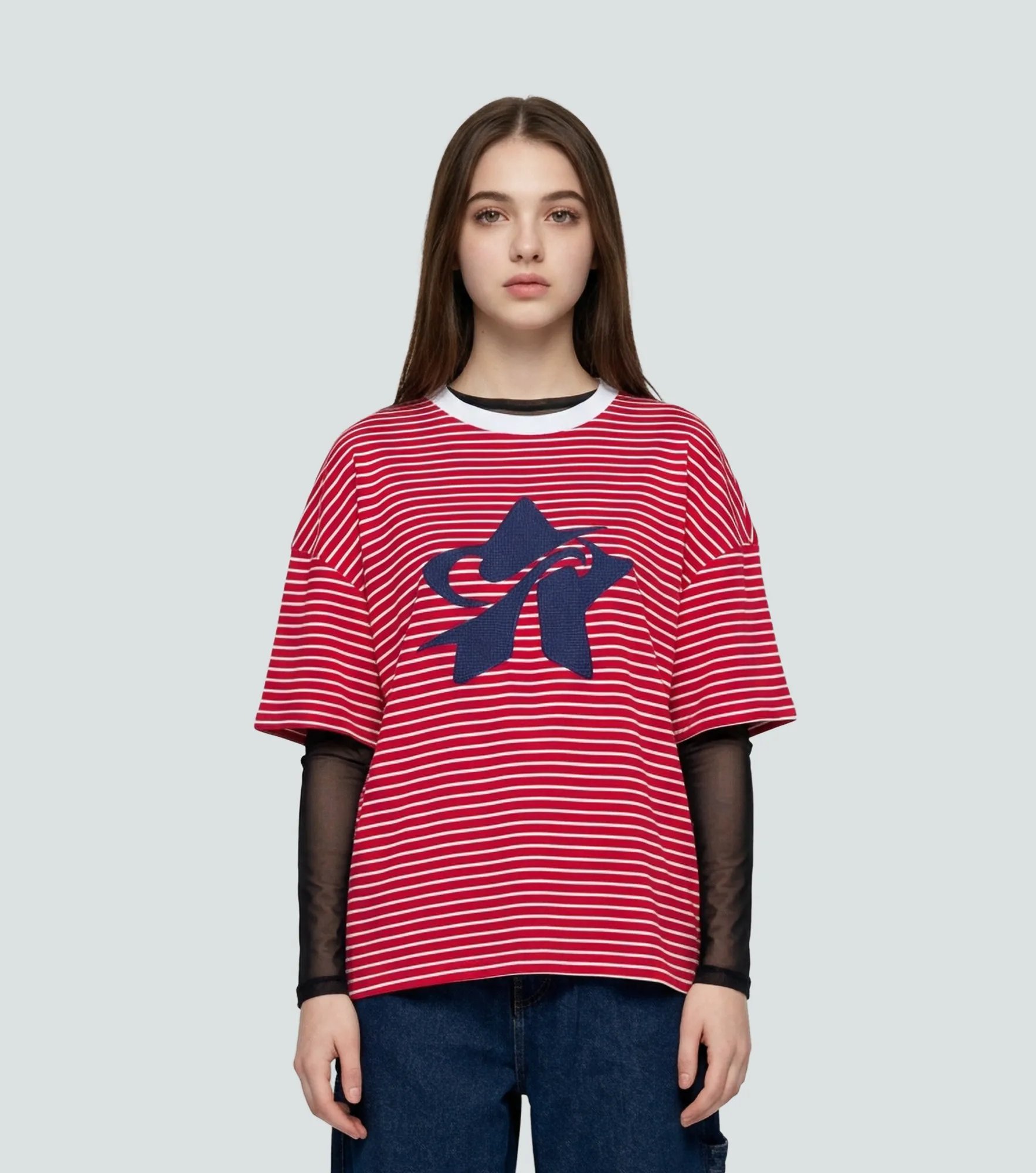 Amy T Shirt Oversize Con Bordado TyperRJ