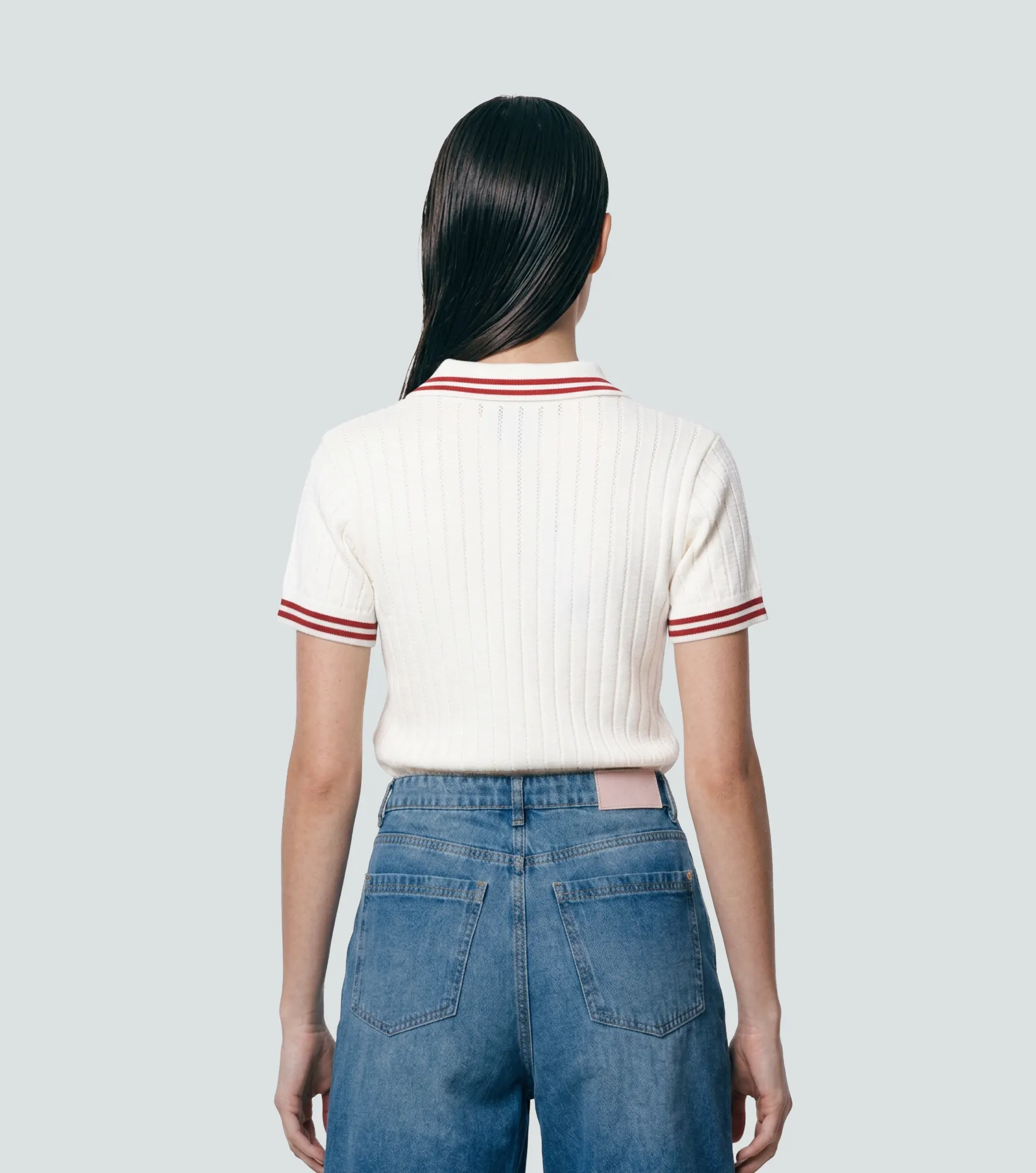 Blusa Tejida Tipo Polo Para Mujer Margareth Derek 838435 TR