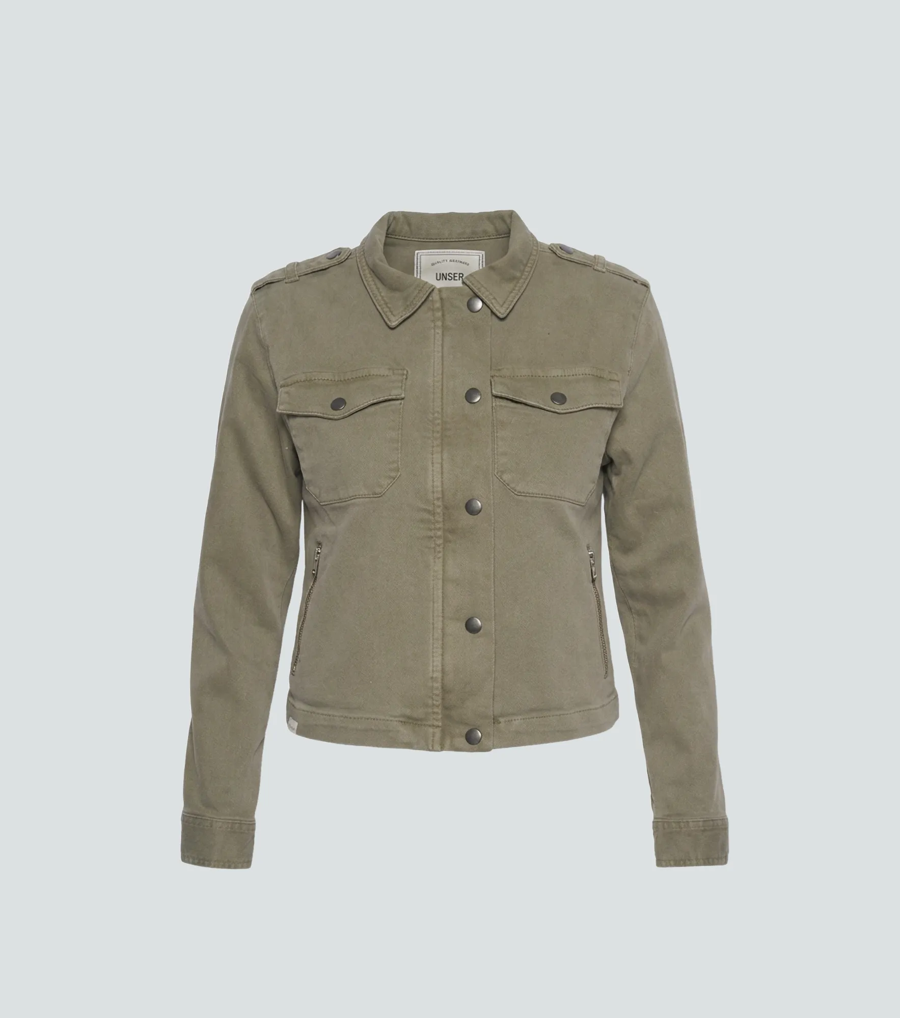 Eva Chaqueta Unicolor Con Charretera En Hombros Unser 837479 VD