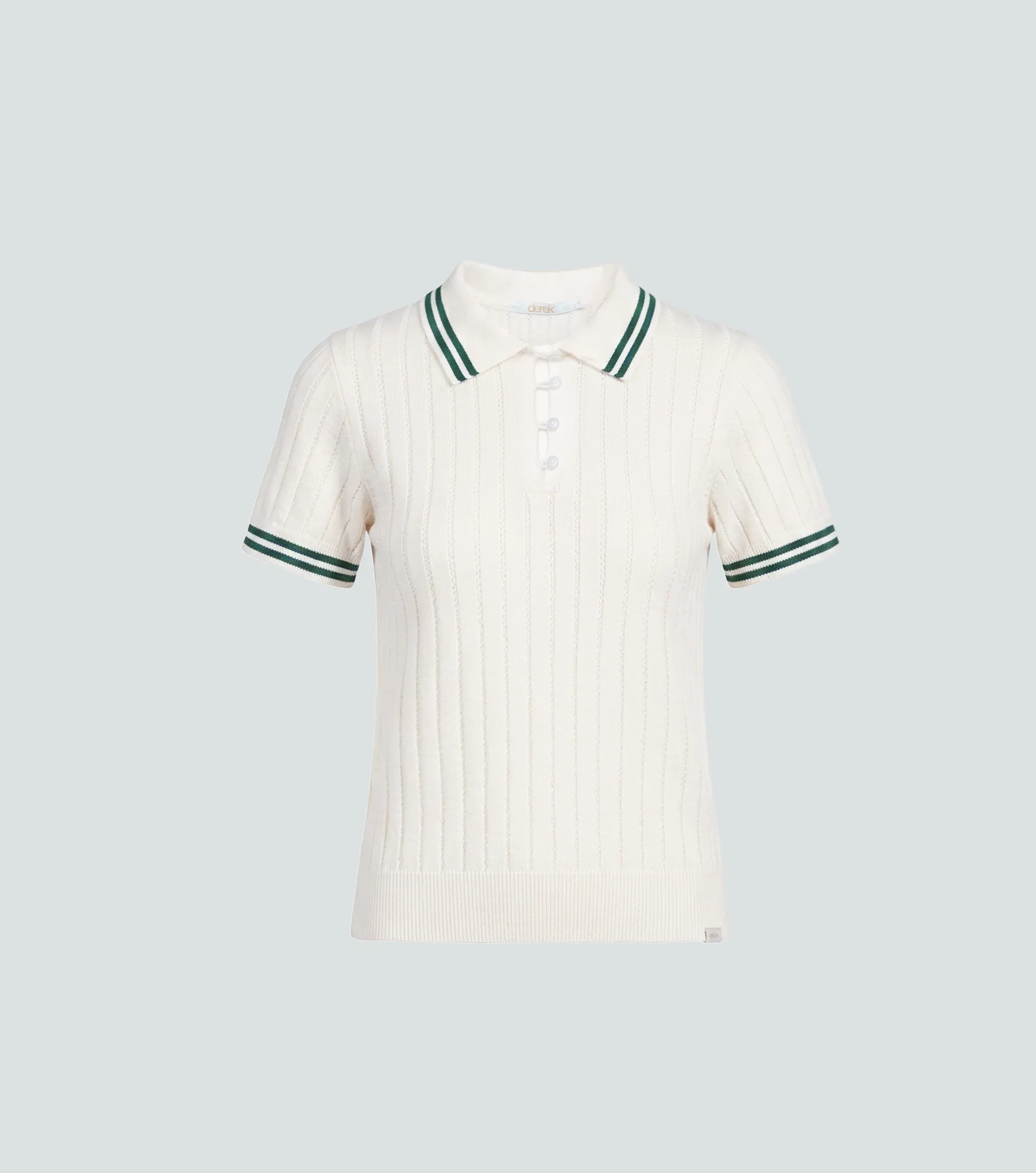 Blusa Tejida Tipo Polo Para Mujer Margareth Derek 838435 VD