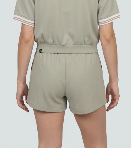 Selina Short Unicolor Con Elastico En Cintura Y Bolsillos TyperVC