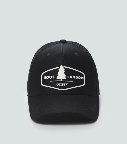 Oscar Gorra Unicolor Con Malla Y Estampado En Delantero UnserNG