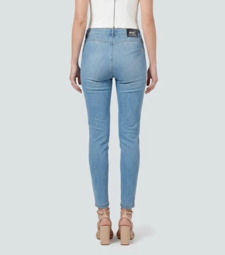 Barcelona Jean Para Mujer Pull Up Sin Bolsillos Barcelona DerekAZ