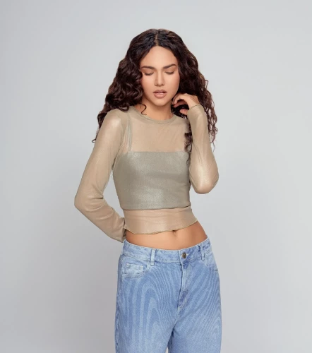 Belen Blusa Slim Fit En Mesh Bipack TyperVD