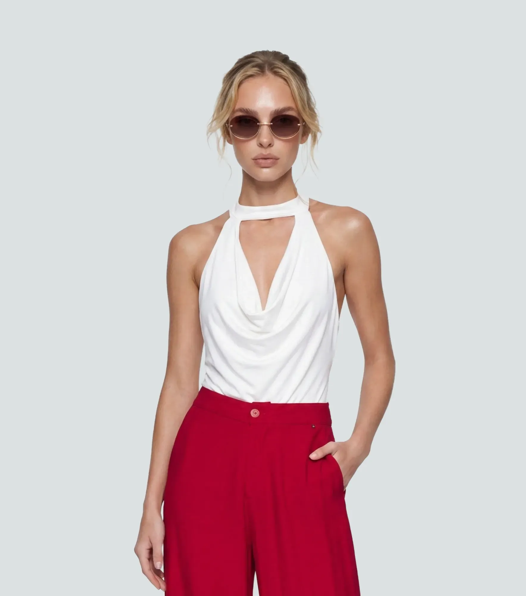 Body Para Mujer Con Escote En Espalda Unicolor Kimberly DerekAR