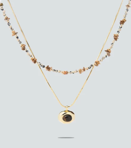 Collar Doble Con Cadena Fina DerekDO