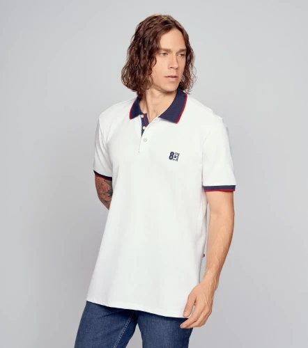 Comfort Neitan Polo Combinado Con Tejidos UnserBL