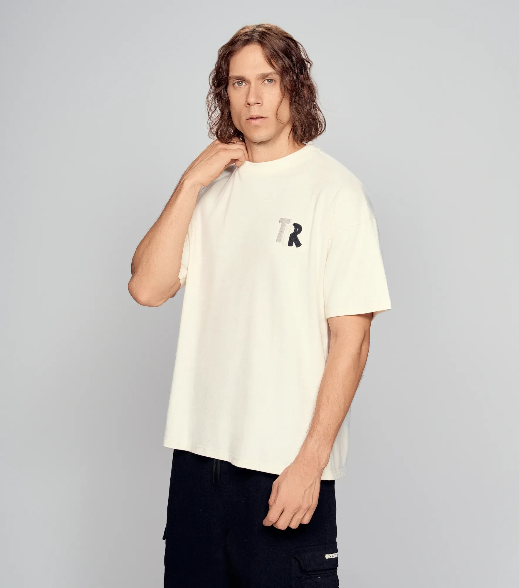 Elian T Shirt Oversize Estampada Typer 833702 BH