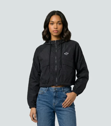 Evelyn Chaqueta Romprevientos Con Capota Y Bolsillos UnserNG