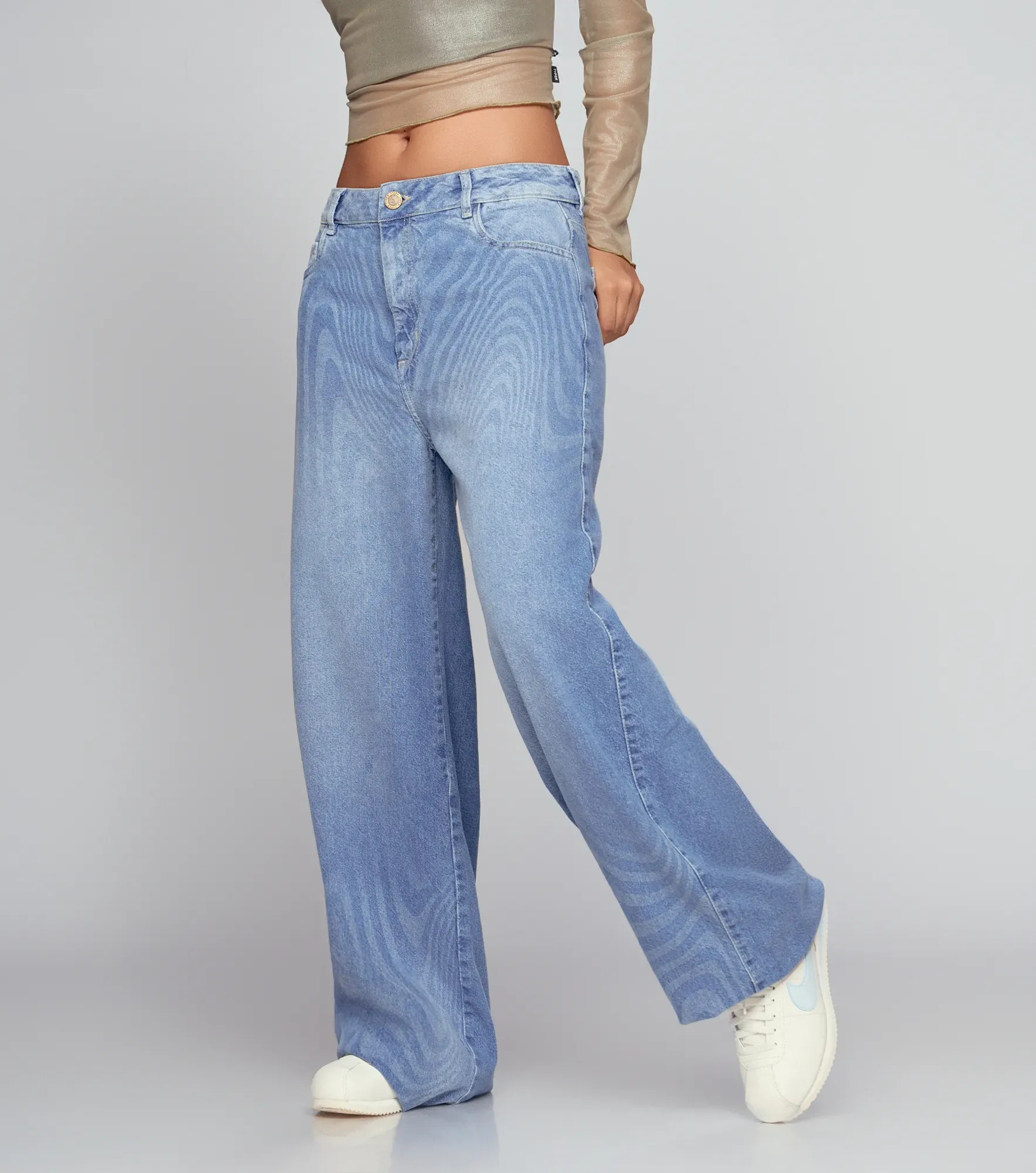 Hailey Jean Wideleg Efecto Laser Typer 835645 AZ