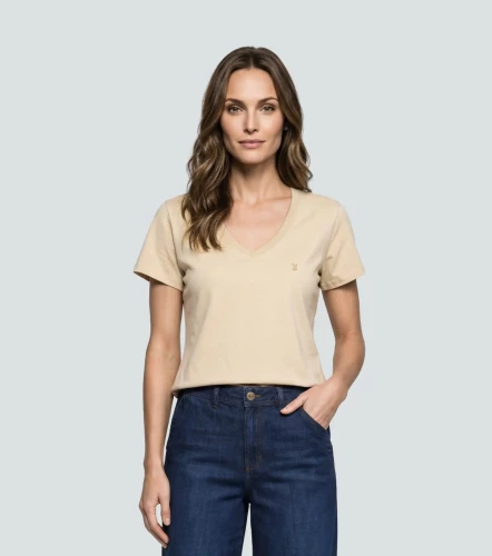 Iris Blusa Cuello V Con Bordado En Delantero UnserKQ