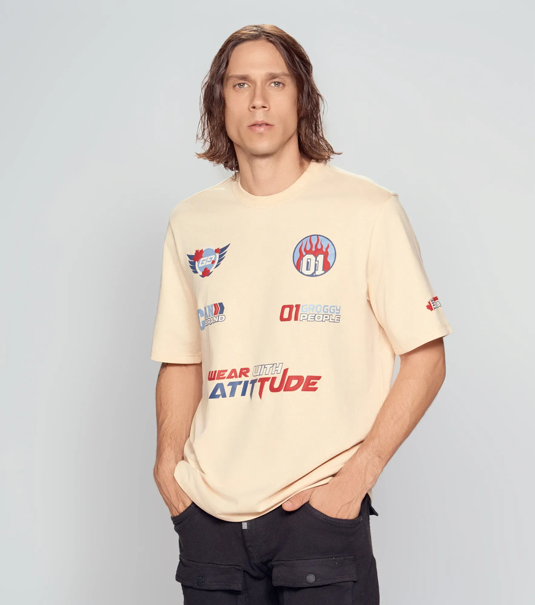 Klaus T Shirt Regular Masculina Groggy 834582 BG