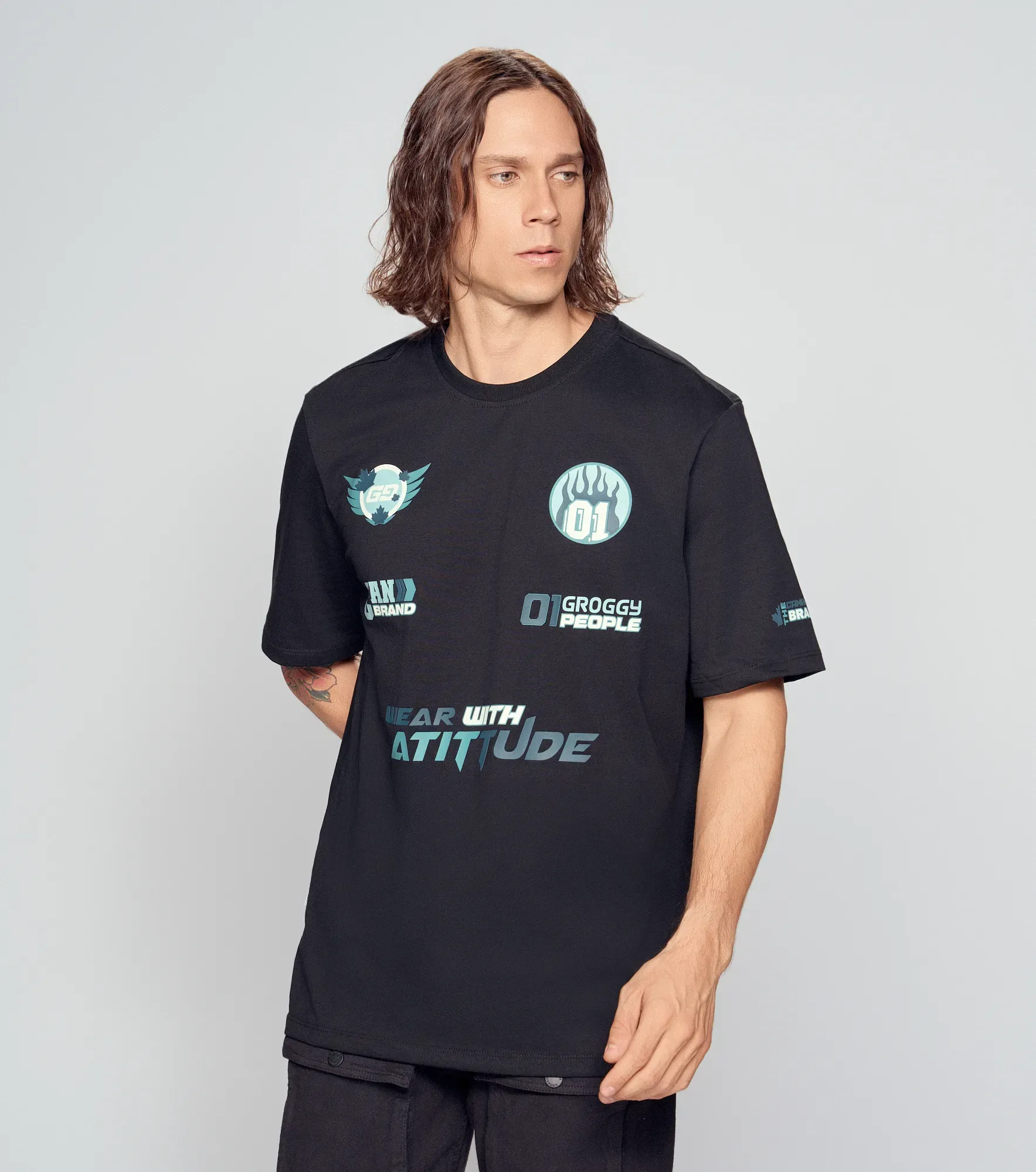 Klaus T Shirt Regular Masculina GroggyNG