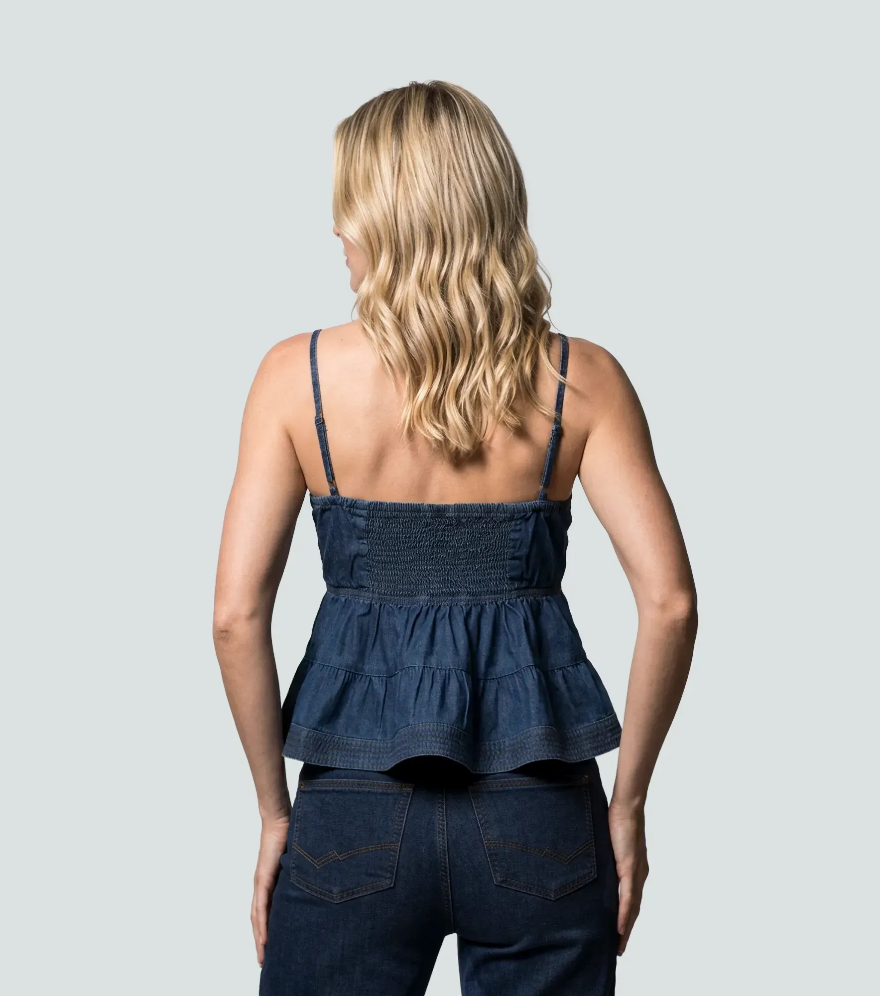Marly Blusa Con Tiras Copa Y Gola Inferior Unser 837923 AZ
