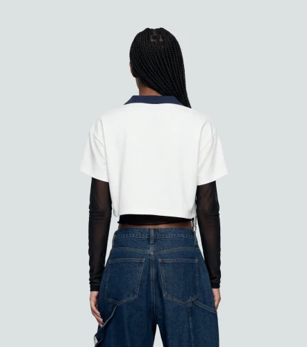 Mika Blusa Boxy Con Tejidos TyperAV
