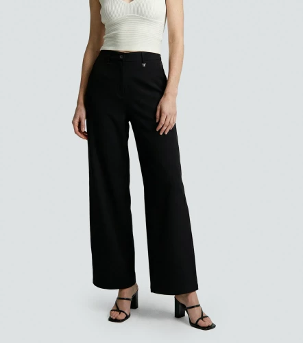 Pantalon Para Mujer Emily Bota Bell Unicolor Emily DerekNG