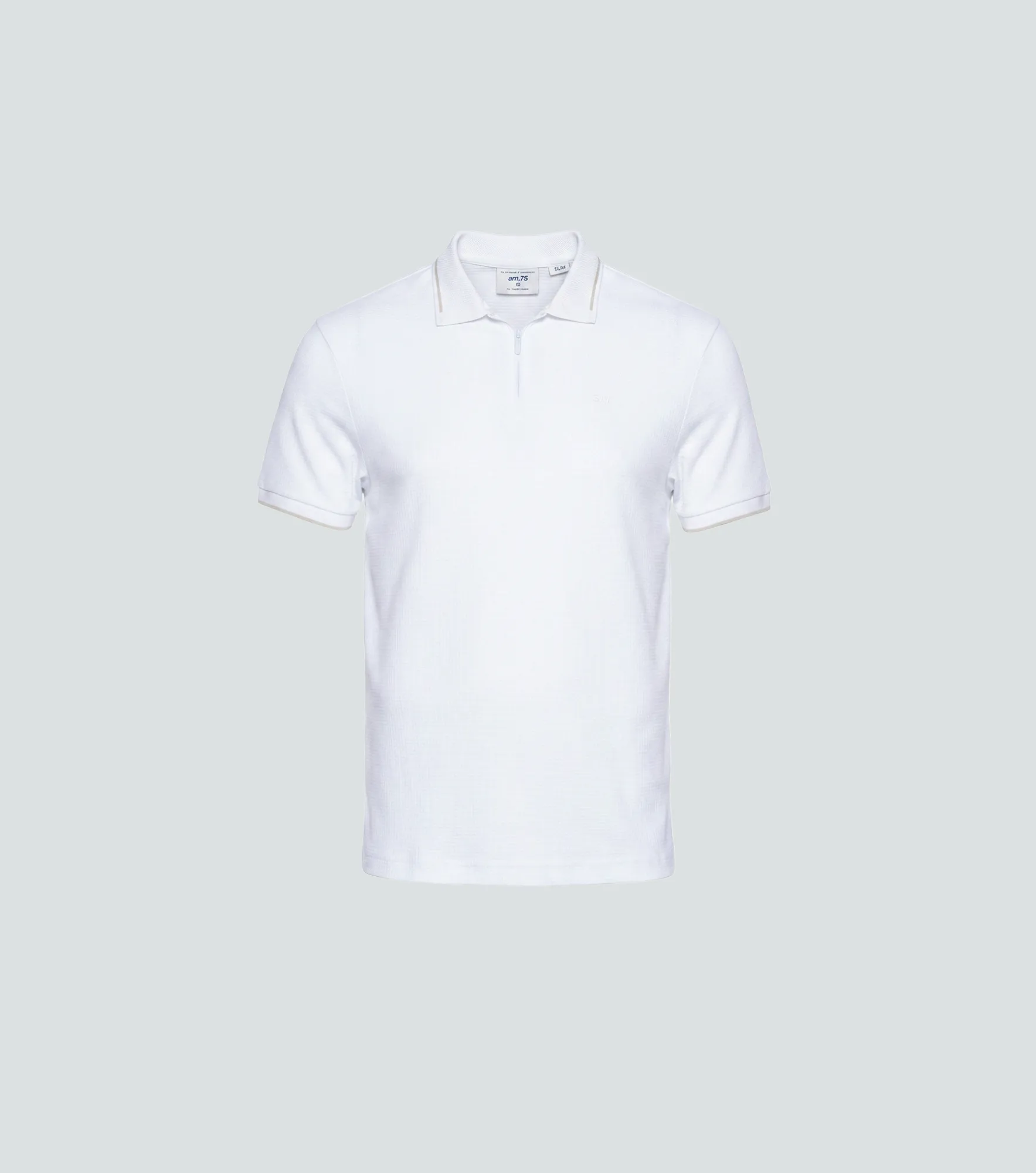 Polo Americanino Mc Slim Fit Cierre 134050 BL