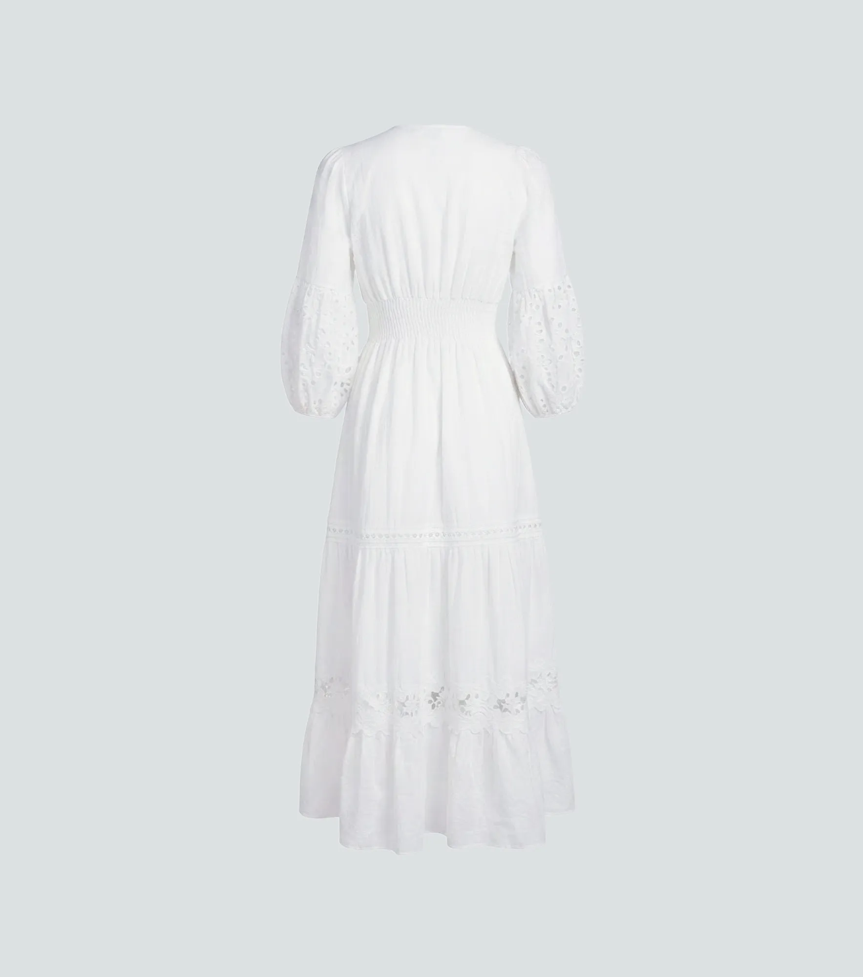 Vestido Largo Para Mujer Con Detalles En Ojalillo Derek 838717 AR