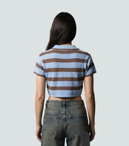 Opal Blusa Crop De Rayas TyperAZ
