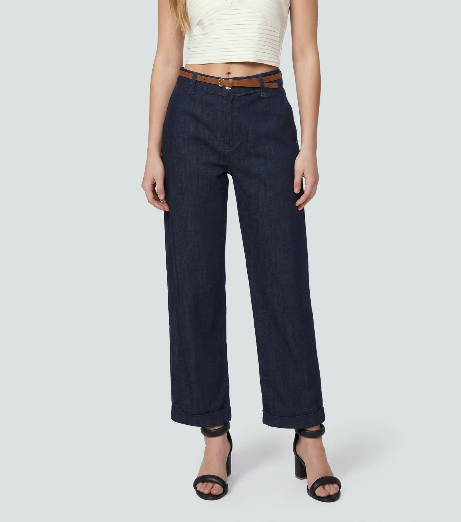 Barcelona Jean Para Mujer Con Proceso Selena Derek 838878 AZ