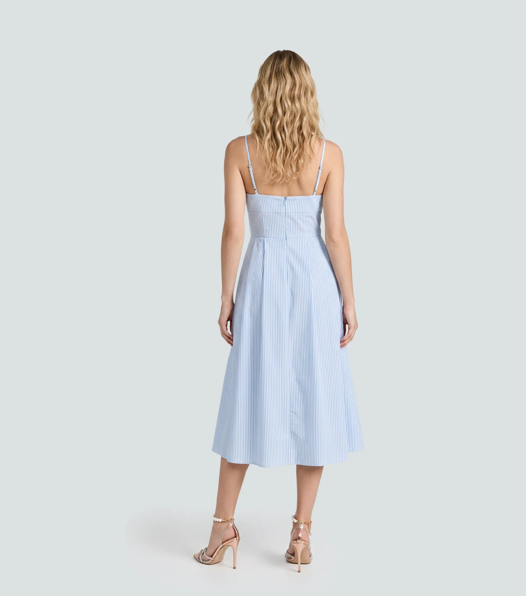 Vestido Midi Para Mujer Con Pliegues Tiana Derek 839268 AZ
