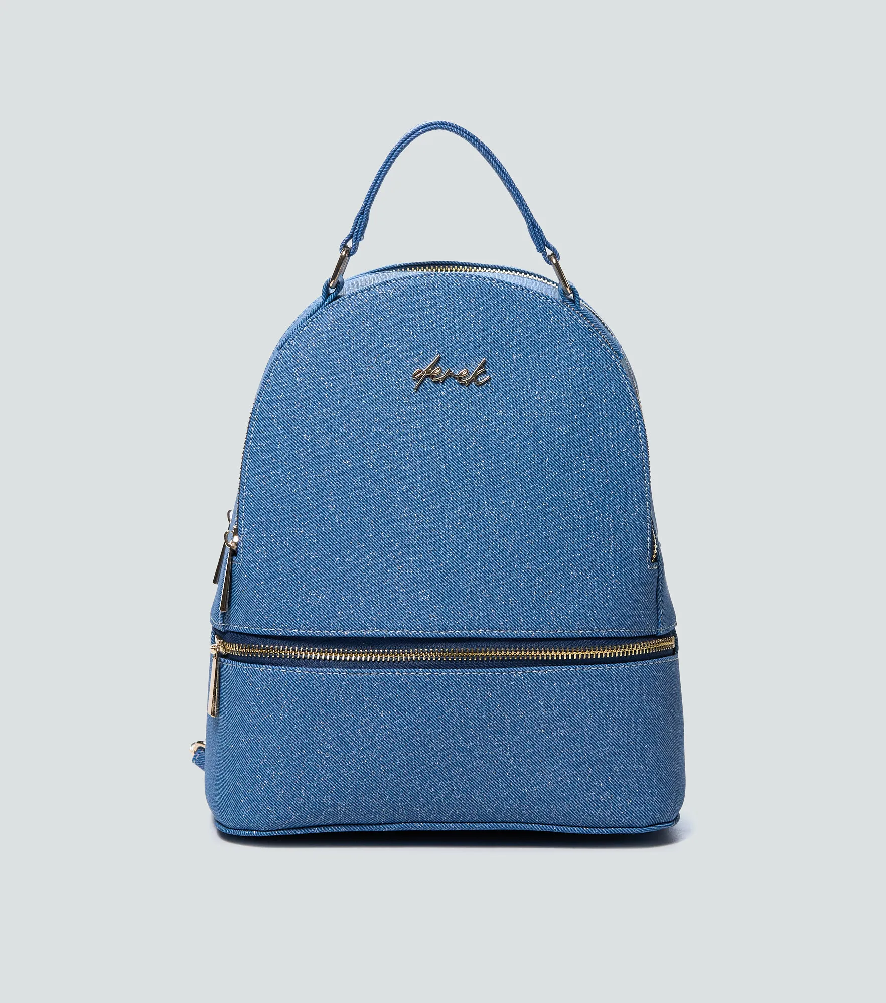 Morral Para Mujer Efecto Denim Con Brillos Kelly DerekAZ