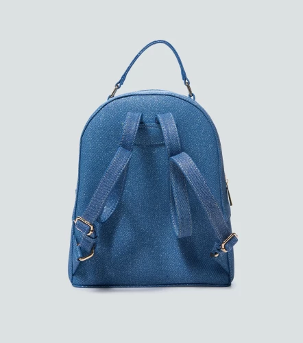 Morral Para Mujer Efecto Denim Con Brillos Kelly DerekAZ