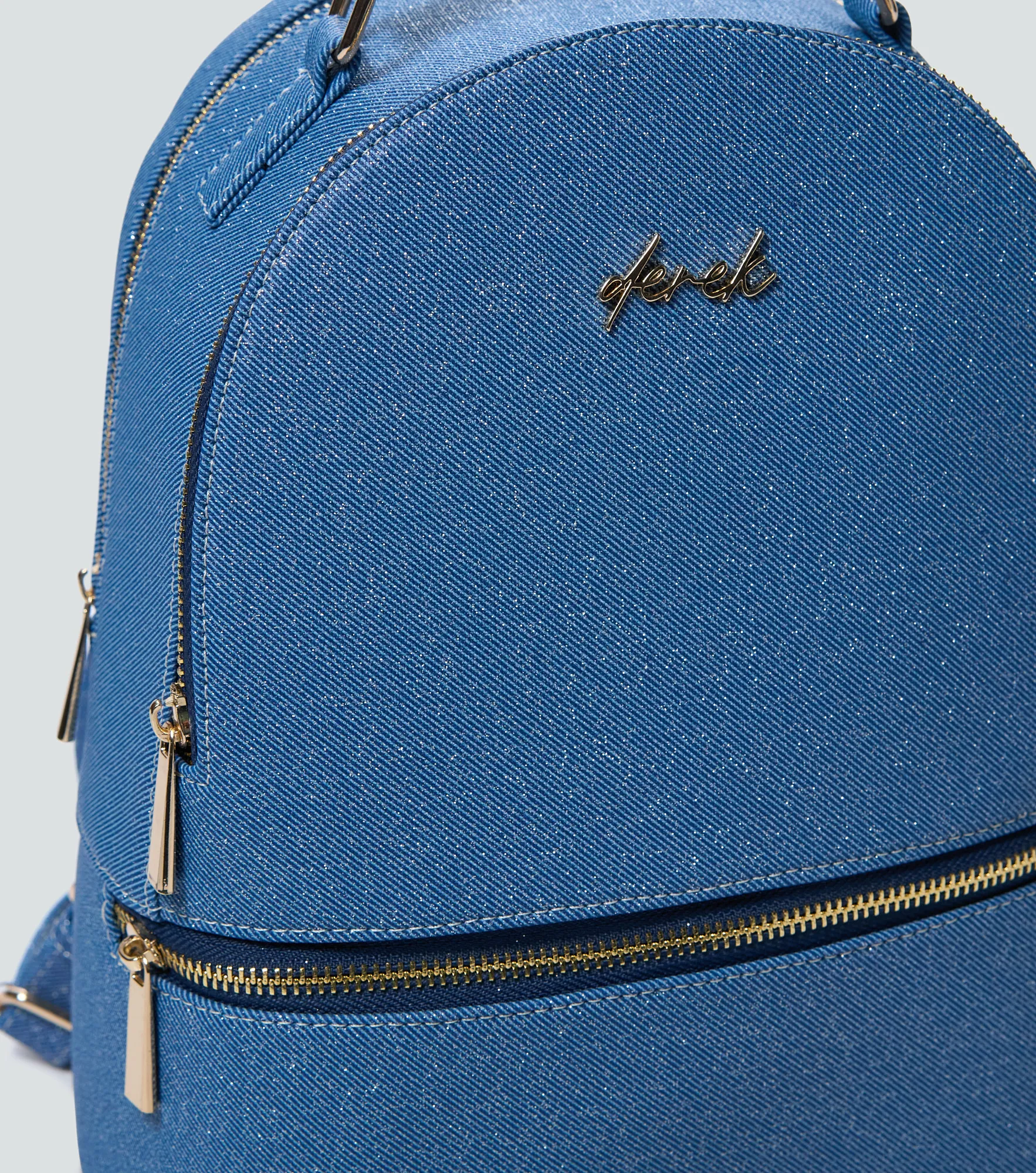 Morral Para Mujer Efecto Denim Con Brillos Kelly Derek 839498 AZ