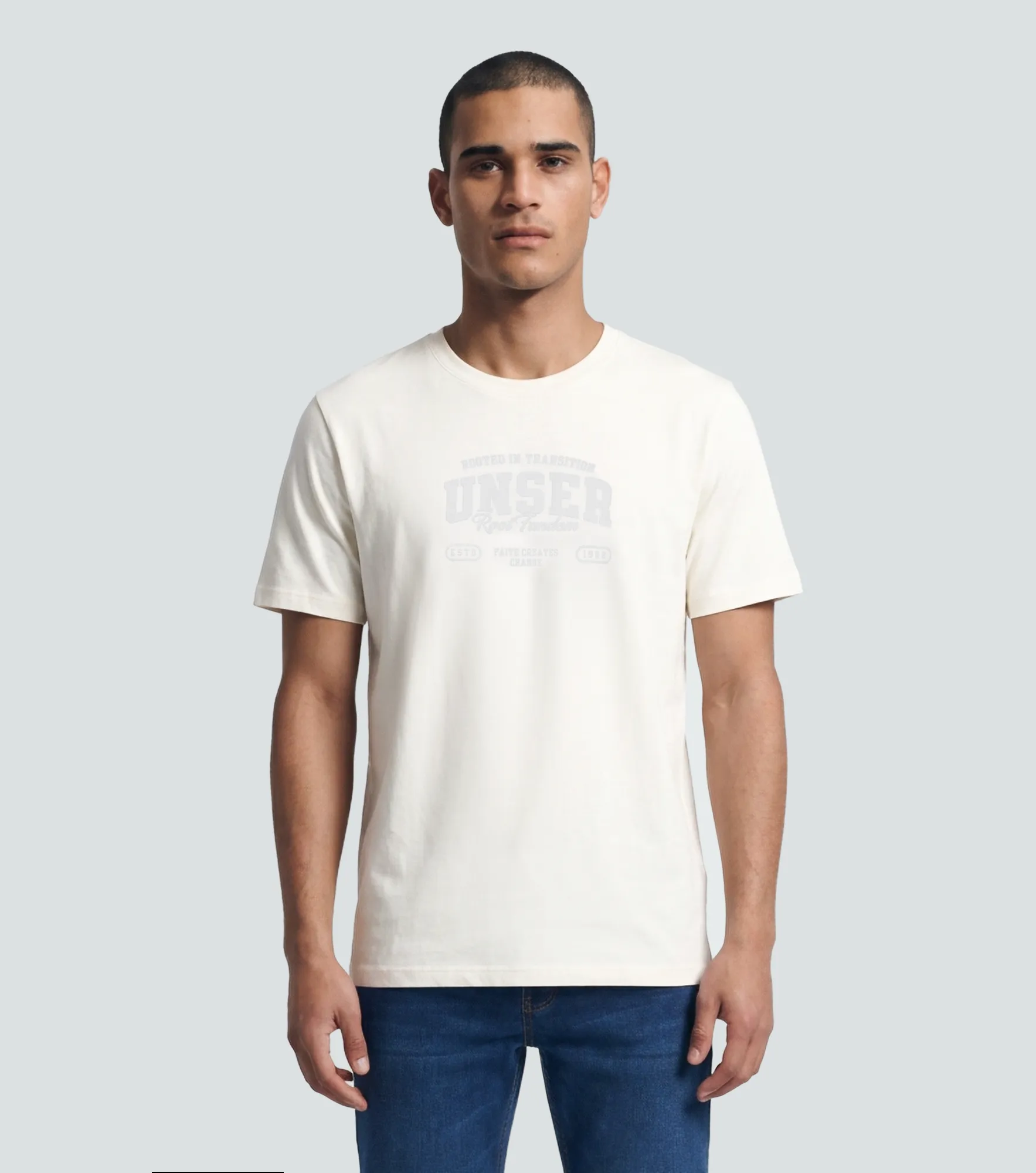 Comfort Marlon Camiseta Con Estampado En Frente Unser 837153 BG