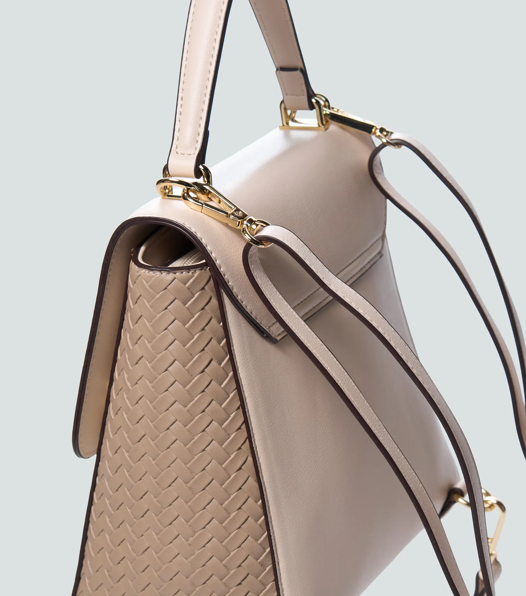 Bolso Mini Bandolera Vertical Con Asa Superior Derek 838270 BG