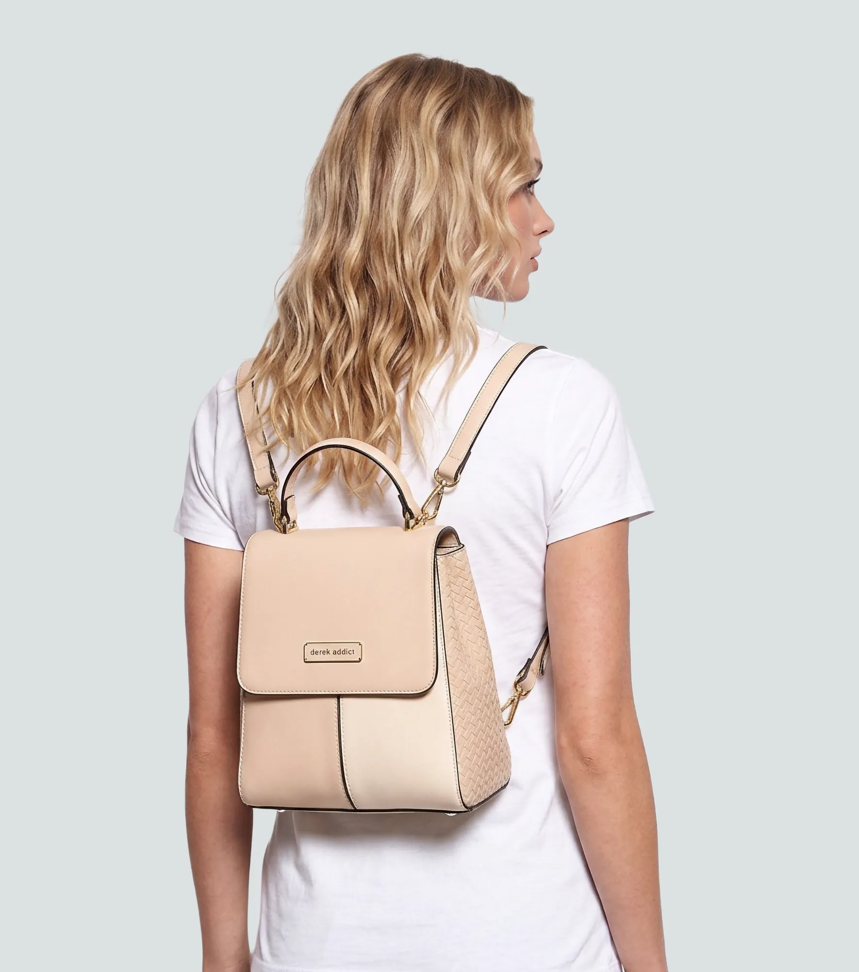 Bolso Mini Bandolera Vertical Con Asa Superior Derek 838270 BG